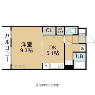 クラスター ラ ティア【1階】の間取り